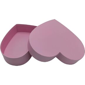 علبة هدايا فارغة على شكل قلب من WENPACK عبوة فراولة (أسود)
