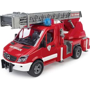 Bruder 02532 MB Sprinter Fire Engine with Ladder Water Pump and Light/Sound Module
