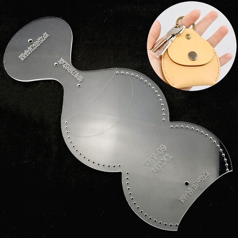E-outstanding Coin Purse Acrylic Template Leather Pattern Acrylic Perspex Template Purse Stencil Template Tool in Saudi Arabia