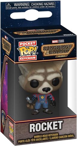 Funko Pop! Keychain: Guardians of The Galaxy Volume 3 - Rocket in Saudi Arabia