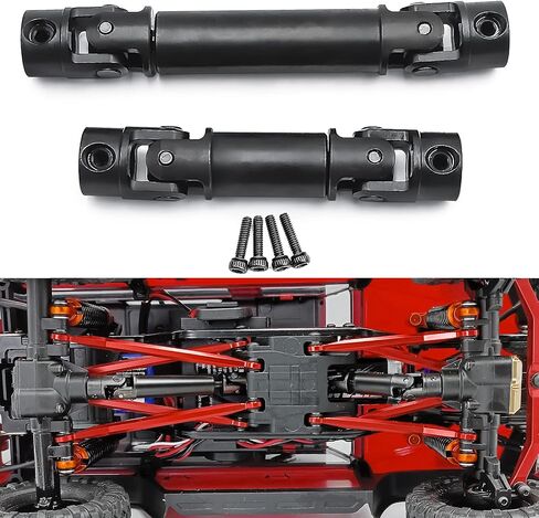 Zolikar RC Metal Driveshafts Steel Drive Shafts Front and Rear Center Shaft for TRX4M Upgrades 1/18 Scale RC Crawler Car Accessories in Saudi Arabia
