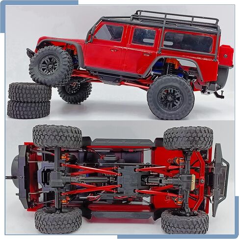 Zolikar RC Metal Driveshafts Steel Drive Shafts Front and Rear Center Shaft for TRX4M Upgrades 1/18 Scale RC Crawler Car Accessories in Saudi Arabia
