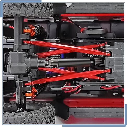 Zolikar RC Metal Driveshafts Steel Drive Shafts Front and Rear Center Shaft for TRX4M Upgrades 1/18 Scale RC Crawler Car Accessories in Saudi Arabia