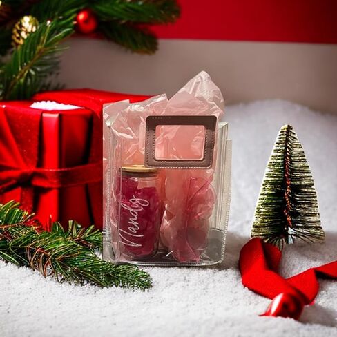 60 ورقة مناديل تغليف وردية - 20 × 27 بوصة، مجموعة مناديل هدايا لحقيبة الهدايا، ورق تزيين هدايا عيد الميلاد وحفلات الزفاف DIY in Kuwait