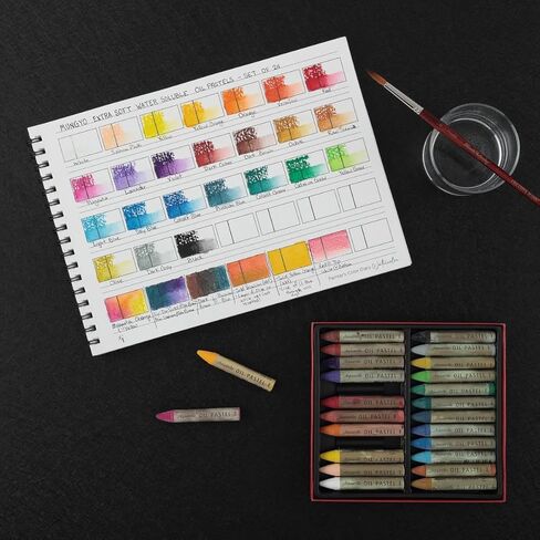 HG Art Concepts Painters Color Diary - 9x12" Spiral-Bound Acid-Free Color Swatch Book - Oil/Acrylic & Watercolor/Multimedia Bundle in Saudi Arabia