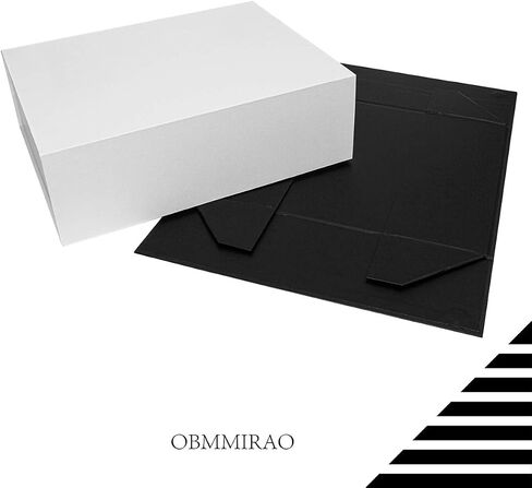 Black Gift Box with Lid 12x8x2.5 Inches, Shirt Gift Box for Wrapping, Magnetic Gift Box Bulk for Present （Mesh Grain;1Pcs） in Saudi Arabia