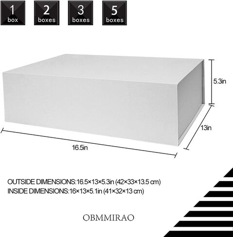 Black Gift Box with Lid 12x8x2.5 Inches, Shirt Gift Box for Wrapping, Magnetic Gift Box Bulk for Present （Mesh Grain;1Pcs） in Saudi Arabia