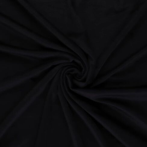 Mook Fabrics Minky Fleece Solid, Black Cut by The Yard in Saudi Arabia