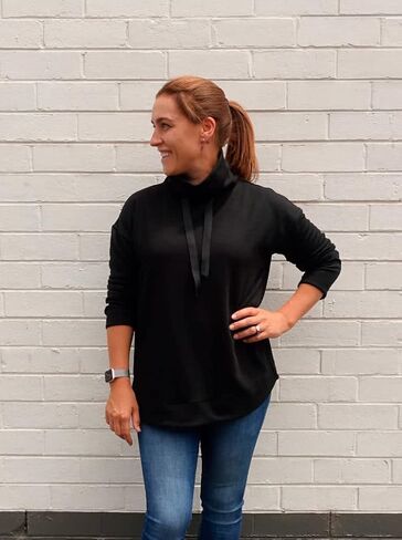 نمط الخياطة المقوس - بلوزة Verity Knit (المقاسات 10-22) in Kuwait