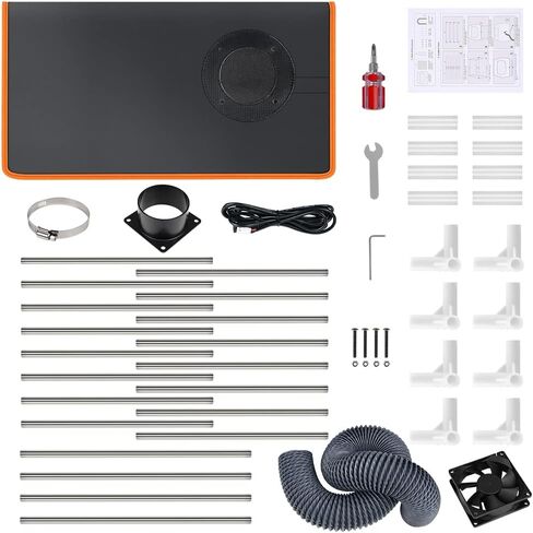 حاوية نقش الليزر OUYZGIA مقاس 740 × 700 × 400 مم غطاء واقٍ مقاوم للحريق مع نظام تهوية لحفارة الليزر الداخلية D1 Pro A5 S10 A20 Pro LE400PRO Master 2 3 TTS-25 TTS-55 ملحقات الترقية in Kuwait