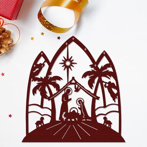 Hying عيد الميلاد الدين قطع يموت لصنع بطاقة، عبر يموت تخفيضات آلهة آلهة الملاك إطار يموت قالب النقش DIY سكرابوكينغ الحرفية in Kuwait