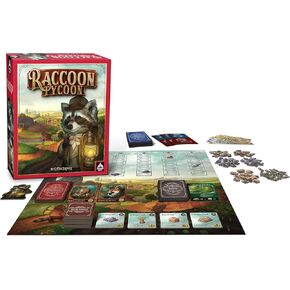 Raccoon Tycoon - Gateway Strategy Board Game for Adults and Family | Fast, Fun, Economic and Set-Collecting Competitive Game | 2-5 Players | Ages 8 and Up | 60-90 Minutes | by Forbidden Games in Saudi Arabia