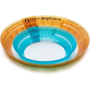 Koala Tools - Mini Ring Ruler for Circle Templates and Surfaces, Circular Ruler with 1 to 3.5-inch Adjustable Diameter, Geometric Tool for Drawing Circles