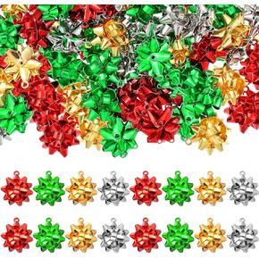 Loetere Christmas Charms for Jewelry Making Metallic Red Green Xmas Ribbon Gift Bows Charm Pendants for Christmas Holiday DIY Earring Bracelet Jewelry Making Supplies in Saudi Arabia