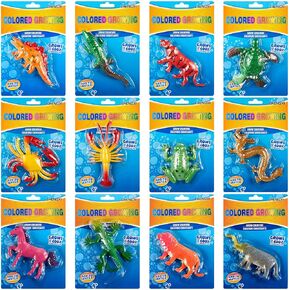 Outus 8 Pieces Animal Grow Creature Expandable Sea Creature Set Giant Grow Water Animal Grow in Water Party Supplies for Fun