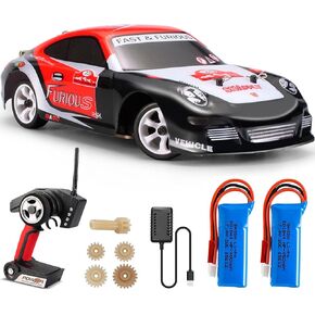 سيارة دريفت بجهاز تحكم عن بعد بمقياس 1/28 من دبليو ال تويز K969 بتردد 2.4 جيجاهرتز ودفع رباعي 30 كم/ساعة، سيارة سباق رياضية بجهاز تحكم عن بعد مع بطاريتين هدايا للبالغين والاولاد (ار تي ار) in Kuwait