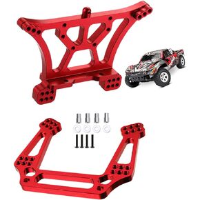 أجزاء ترقية Rcarmumb RC لـ 1/10 Slash VXL 2WD، Rustler VXL 2WD، Bandit VXL 2WD، Stampede VXL 2WD، مجموعة برج الصدمات الأمامية الخلفية المكونة من قطعتين، استبدال 2530 2530، أزرق داكن