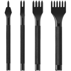 الجلود خياطة اللكمات 1/2/4/6 الشق DIY بها بنفسك الجلود ثقب أداة الفولاذ المقاوم للصدأ الجلود عدة الحرف اليدوية in Kuwait