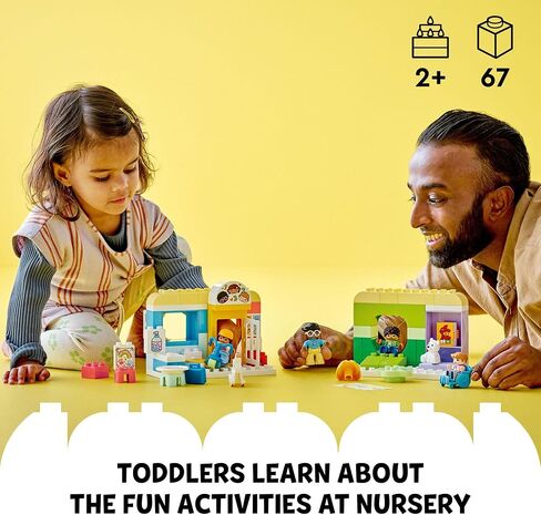 LEGO DUPLO Town Life at The Day-Care Center 10992, Early Childhood STEM Building Toy Set for Toddlers, Boys and Girls That Stimulates Creativity and Hands-on Learning in Saudi Arabia