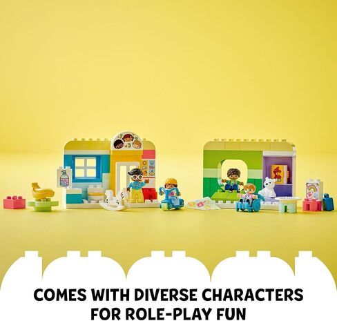 LEGO DUPLO Town Life at The Day-Care Center 10992, Early Childhood STEM Building Toy Set for Toddlers, Boys and Girls That Stimulates Creativity and Hands-on Learning in Saudi Arabia