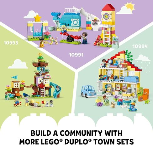 LEGO DUPLO Town Life at The Day-Care Center 10992, Early Childhood STEM Building Toy Set for Toddlers, Boys and Girls That Stimulates Creativity and Hands-on Learning in Saudi Arabia