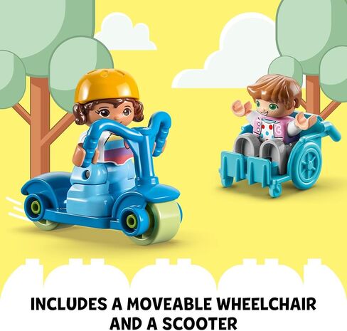 LEGO DUPLO Town Life at The Day-Care Center 10992, Early Childhood STEM Building Toy Set for Toddlers, Boys and Girls That Stimulates Creativity and Hands-on Learning in Saudi Arabia
