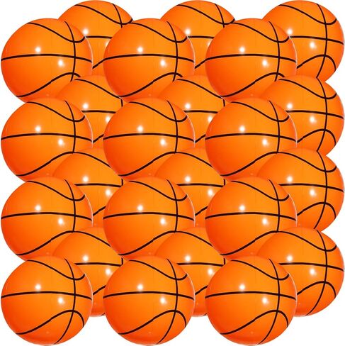 Chivao 24 Pieces Inflatable Ball Soccer Ball Softball Volleyball Basketball Football 16 Inch Beach Balls Party Favors Summer Swimming Pool(Baseball) in Saudi Arabia