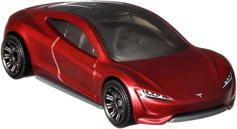 Matchbox Convoys Collectible Cars Die-cast Series - Inspired by Tesla Semi & Box Trailer and 2020 Roadster Gray, Red in Saudi Arabia