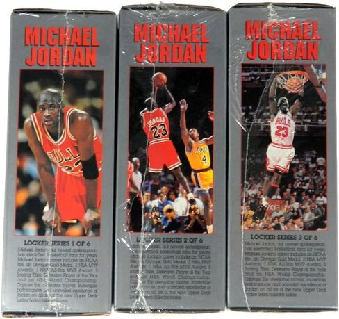 1991 ابار ديك NBA كرة السلة Michael Jordan Locker Series in Kuwait