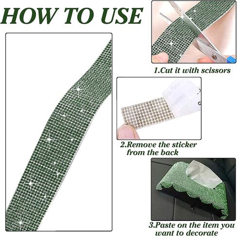 Self Adhesive AB Crystal Rhinestone Ribbon Strips,Diamond Ribbon Bling Gemstone Rhinestone Sticker for Craft with 2 mm Rhinestone for DIY Crafts (7 Rows of 6 Yards, AB) in Kuwait