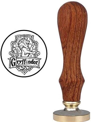 مجموعة طوابع الشمع VIYOUNG Gryffindor Badge Stamp Kit Creative Mysterious Retro Stamp Maker هدية رائعة لمحبي HP Birthday Christmas Hogwarts (Gryffindor) in Kuwait