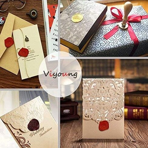 مجموعة طوابع الشمع VIYOUNG Gryffindor Badge Stamp Kit Creative Mysterious Retro Stamp Maker هدية رائعة لمحبي HP Birthday Christmas Hogwarts (Gryffindor) in Kuwait