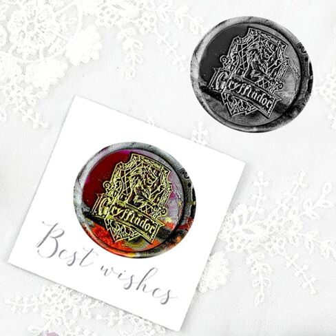 مجموعة طوابع الشمع VIYOUNG Gryffindor Badge Stamp Kit Creative Mysterious Retro Stamp Maker هدية رائعة لمحبي HP Birthday Christmas Hogwarts (Gryffindor) in Kuwait