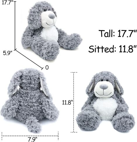 WEIGEDU Floppy Stuffed Dog Puppy Plush Toy, 20 inch, Brown in Kuwait
