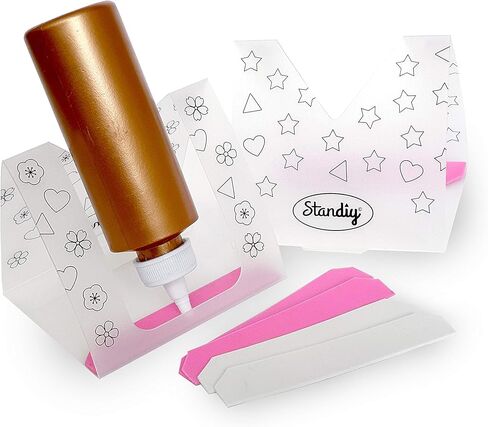 حامل غراء سائل من STANDIY - حامل زجاجة غراء حرفي مكون من عبوتين، طرف رفيع، طرف دقيق، وحامل زجاجة غراء لأداة وضع طرف الإبرة، أدوات سجل القصاصات - من Matty's Crafting Joy in Kuwait