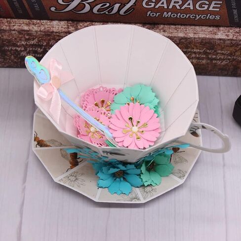 KSCRAFT 3D Teacup Metal Cutting Dies Stencils for DIY Scrapbooking Decorative Embossing DIY Paper Card in Saudi Arabia