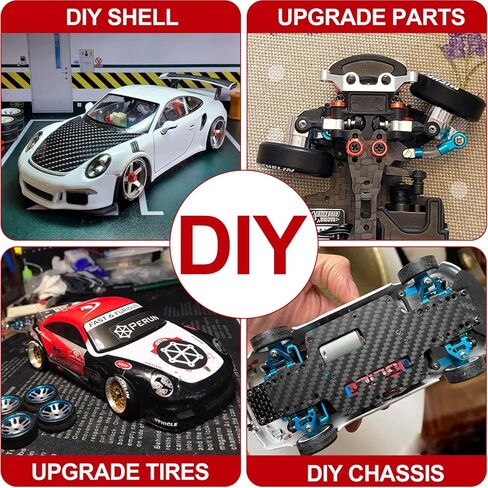 سيارة دريفت بجهاز تحكم عن بعد بمقياس 1/28 من دبليو ال تويز K969 بتردد 2.4 جيجاهرتز ودفع رباعي 30 كم/ساعة، سيارة سباق رياضية بجهاز تحكم عن بعد مع بطاريتين هدايا للبالغين والاولاد (ار تي ار) in Kuwait