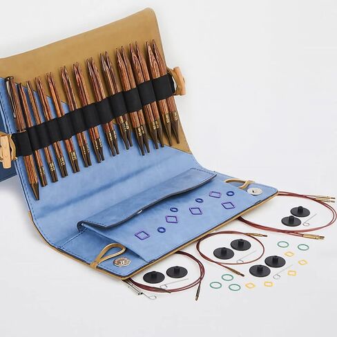 KnitPro Ginger Regal Interchangeable Needle Set 4" (10cm) | 11 US Sizes (4 to 17) in Kuwait