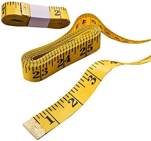 كووتشير شريط قياس ناعم 120 انش بطول 3 متر للخياطة، مسطرة قياس الجسم، ادوات صنع الفساتين، شريط قياس للخياطة in Kuwait