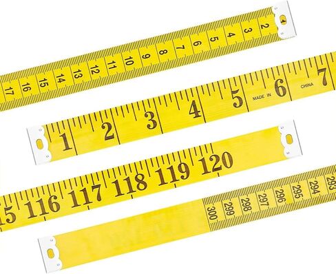 كووتشير شريط قياس ناعم 120 انش بطول 3 متر للخياطة، مسطرة قياس الجسم، ادوات صنع الفساتين، شريط قياس للخياطة in Kuwait