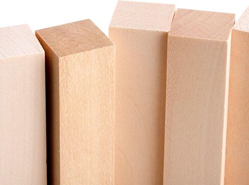 Tosnail 36 Pieces Basswood Carving Blocks, Wood Blocks, Unfinished Wooden Blocks for Beginner to Expert Carvers, Wood Whittling, Carving and Crafting in Saudi Arabia