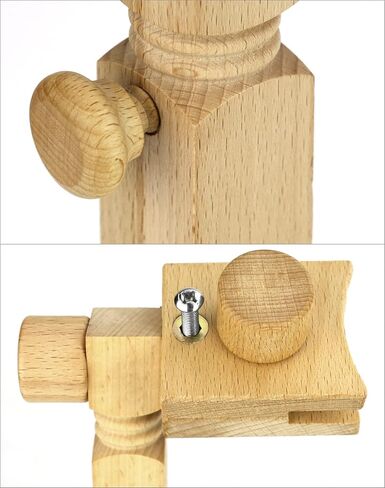 كيو وورك حامل تطريز من خشب الزان، حامل دوار قابل للتعديل للغرز المتقاطعة، حامل اطار تطريز بدون استخدام اليدين لمشاريع الخياطة الفنية in Kuwait