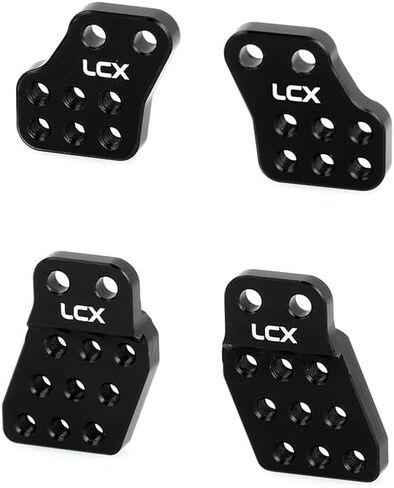 LCX Racing 1/10th RC Crawler Car Aluminum Adjustable Front Rear Shock Absorbers Bracket Shock Mount for Axial Capra Unlimited Trail Buggy UTB10, Upgrades Parts Accessories in Saudi Arabia