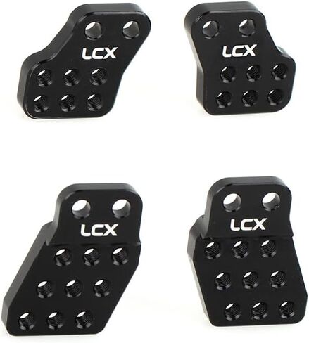 LCX Racing 1/10th RC Crawler Car Aluminum Adjustable Front Rear Shock Absorbers Bracket Shock Mount for Axial Capra Unlimited Trail Buggy UTB10, Upgrades Parts Accessories in Saudi Arabia