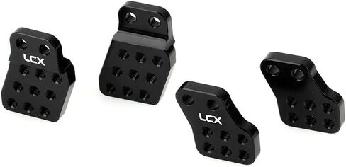 LCX Racing 1/10th RC Crawler Car Aluminum Adjustable Front Rear Shock Absorbers Bracket Shock Mount for Axial Capra Unlimited Trail Buggy UTB10, Upgrades Parts Accessories in Saudi Arabia