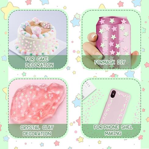 100g Fruit Fake Sprinkles Polymer Sprinkles Resin Sprinkles Clay Sprinkles for Resin Nail Art Slices Fake Candy Sprinkles for Nail Art DIY Crafts Cake Dessert Phone Case in Kuwait