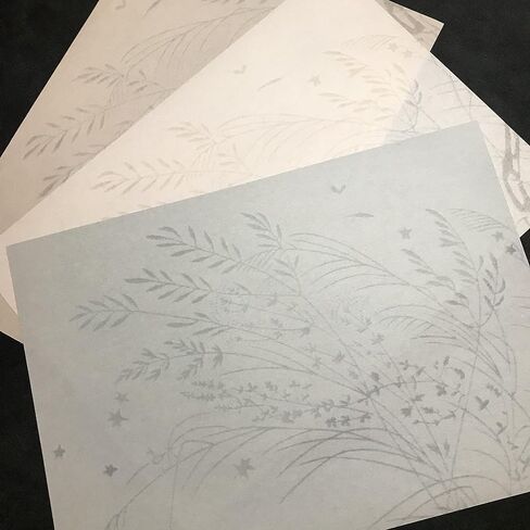 ورق مينو واشي الياباني التقليدي، مجموعة متنوعة للمبتدئين مقاس A4 (21 سم × 29.7 سم) 30 ورقة (6 أنماط × 5 ورقات) in Kuwait