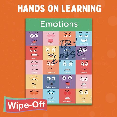 8 ملصقات ABC تعليمية للأطفال الصغار، مقاس 13 × 17 بوصة - ملصقات لمرحلة ما قبل المدرسة وملصقات رياض الأطفال للفصل الدراسي. ملصقات تعليمية لأيام الأسبوع الكبيرة، ملصقات تعليمية للأطفال الصغار مصنوعة في الولايات المتحدة الأمريكية. in Kuwait