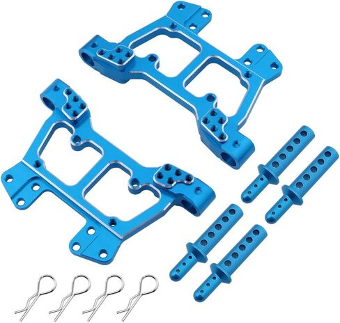 Hobbypark 188822 ألومنيوم برأس الصدمة الأمامية / الخلفية مع عمود الهيكل 188837 مشابك 188022 لسيارة 1/10 بركانو EPX / قطع تحديث Pro شاحنة Monster Truck HSP BRONTOSAURUS in Saudi Arabia
