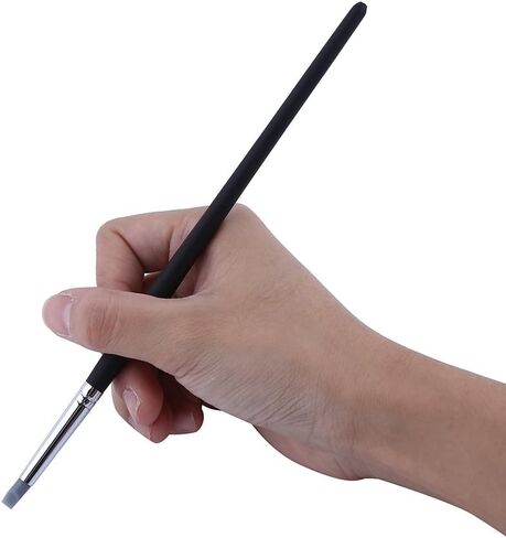 5pcs Clay Color Shaping Modeling Flexible Silicone Wax Clay Sculpting Carving Pottery Making Tool Pen with Black Wood Handles in Saudi Arabia